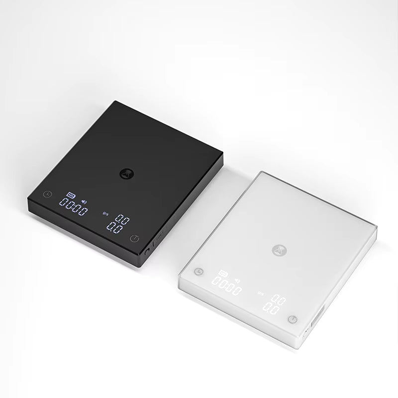 Store Black Mirror Basic+2 plus New up Digital Coffee Food Kitchen Scale with Time USB Light Weight Mini Digital Scale
