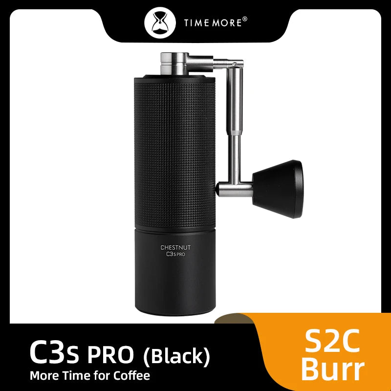 Store Chestnut C3S PRO Manual Coffee Grinder Capacity 25G Hand Adjustable Steel Core Burr Send Cleaning Brush