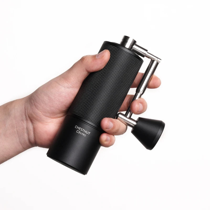 Store Chestnut C3S PRO Manual Coffee Grinder Capacity 25G Hand Adjustable Steel Core Burr Send Cleaning Brush