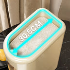 5/10KG Rice Storage Container Dry Food Dispenser Insect-Proof Rice Bucket Large Capacity Cereal Storage Box for Home Kitchen