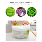Salad Mixer, Lettuce Washer, Dryer, Drainer, Strainer for Washing and Drying Leafy Vegetables, Kitchen Tools