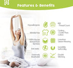 Luxury Series Queen Sheet Set - 100% Pure Viscose Bamboo Sheets - Super Soft, Cooling for Hot Sleepers - Deep Pocket (S Grey)