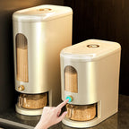5/10KG Rice Storage Container Dry Food Dispenser Insect-Proof Rice Bucket Large Capacity Cereal Storage Box for Home Kitchen
