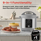Instant Pot 6qt Duo Plus with Whisper Quiet Pressure Cooker