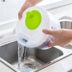 Salad Mixer, Lettuce Washer, Dryer, Drainer, Strainer for Washing and Drying Leafy Vegetables, Kitchen Tools
