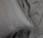 100% Organic Eucalyptus Bed Sheets King Size 4 Piece Set, Tencel Lyocell, Silky Soft & Smooth, Breathable, 16 Inch Deep Pockets, 1 Fitted, 1 Flat, 2 Pillowcases (King, Stone Grey)