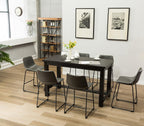 Lotusville Counter Height Dining Set, Vintage Gray