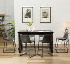 Lotusville Counter Height Dining Set, Vintage Gray